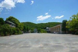 更地になった校舎跡